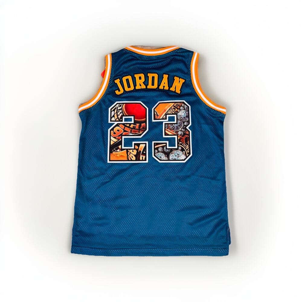 Michael Jordan Headgear Classics Defining Moments Basketball Jersey XS NWT‎